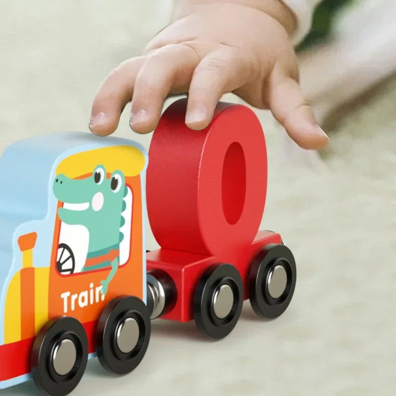 Magnetic Digital Train Educational Toys