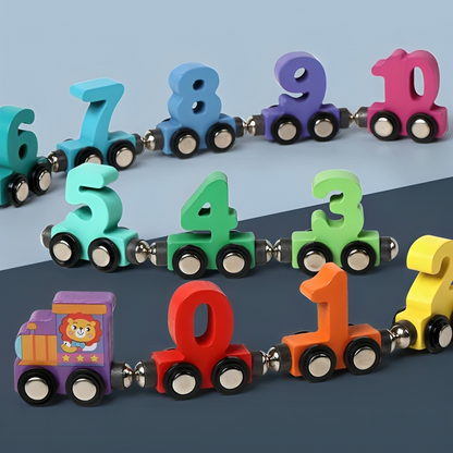 Magnetic Digital Train Educational Toys