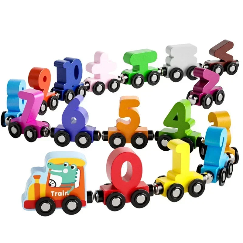 Magnetic Digital Train Educational Toys