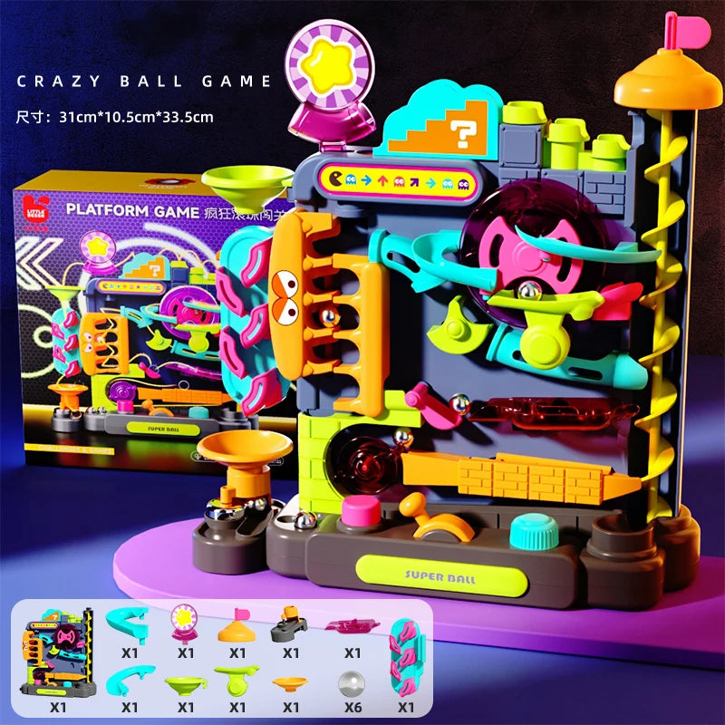 Interactive Montessori Adventure Track Set