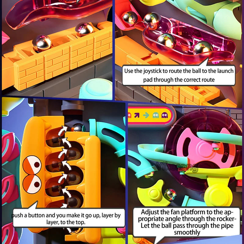 Interactive Montessori Adventure Track Set