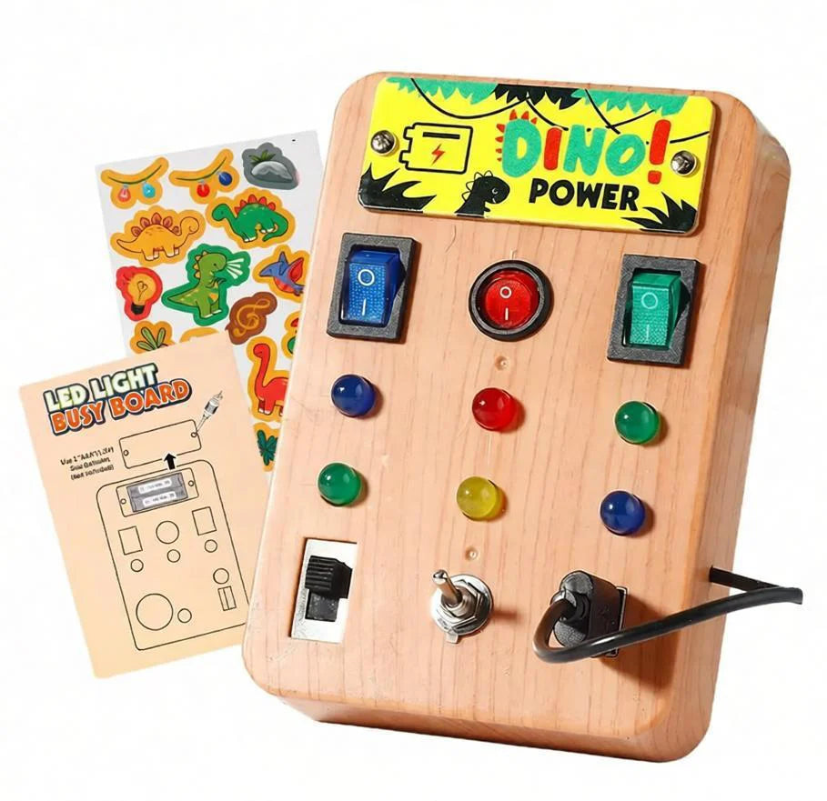 Montessori LED Switch Busy Board