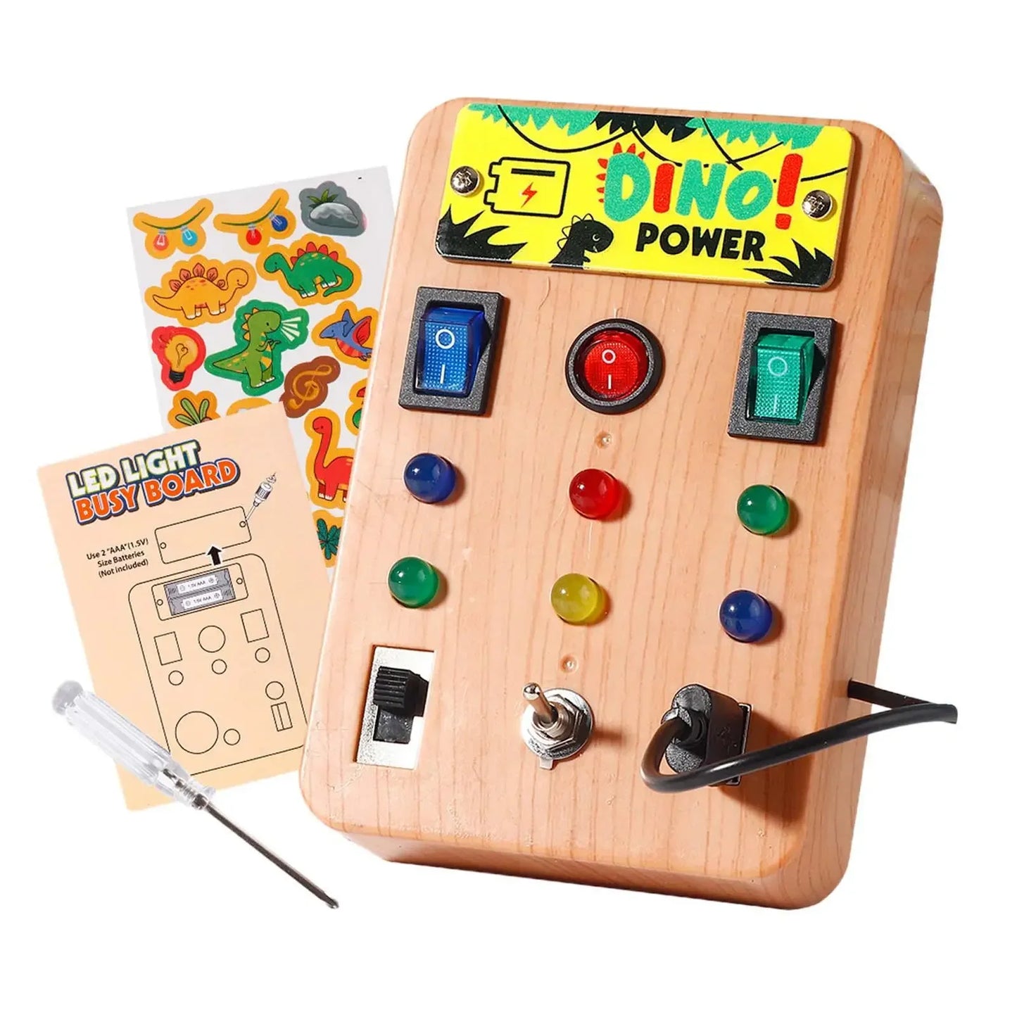 Montessori LED Switch Busy Board